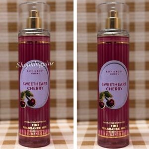 NEW B&BW (2) Sweetheart Cherry 🍒 Fragrance Mists for body And hair , full size
